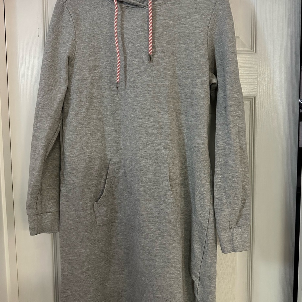 Serra Gray and Pink Hooded Sweatshirt